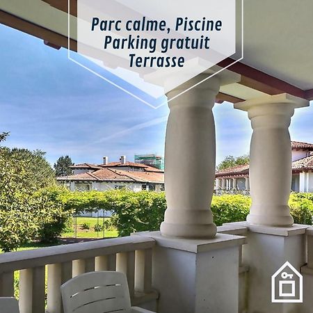 Hasparren-121 T2 Terrasse Et Piscine Urrugne Kültér fotó